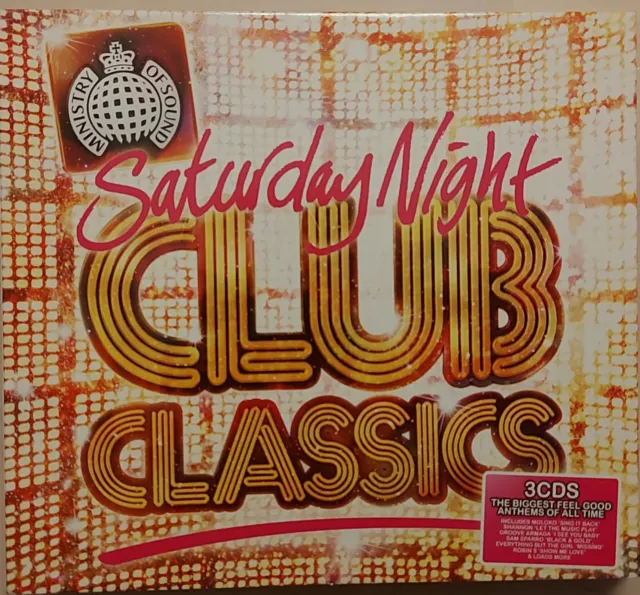 Ministry Of Sound Saturday Night Club Classics (x3 CD Set)