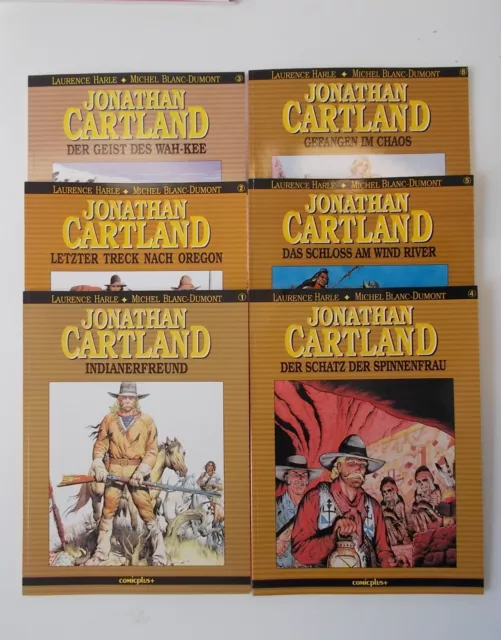 JONATHAN CARTLAND - Band 1 - 6. v. Harle/Dumont. Softcover / Sammlung. Z. 1/1-