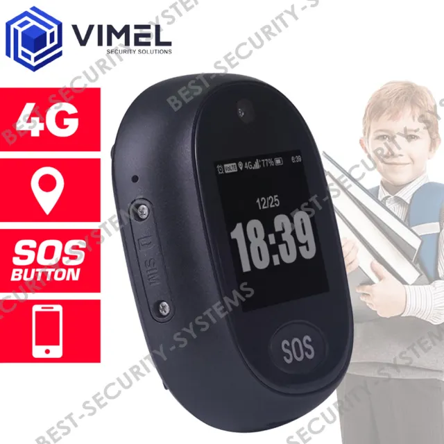 Professional 4G Real Time GPS Tracker Personal for Kids and Elderly SOS Button