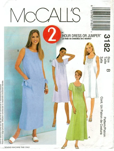 Patron de robes   McCall's 8444 Tailles 3 4 5 6 (HH