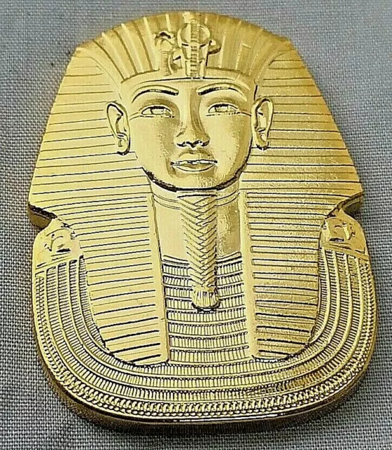 EGYPTIAN PHARAOH GOLD Coin Ming Dynasty Hieroglyphics King Tutankhamun ...