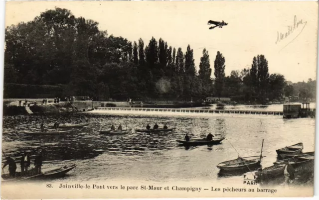 CPA Joinville Les Pecheurs au barrage (1363427)