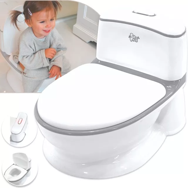 Venture Pote Plus - My First WC Potty (Grey) - Mother & Baby Award Gold Winner 2