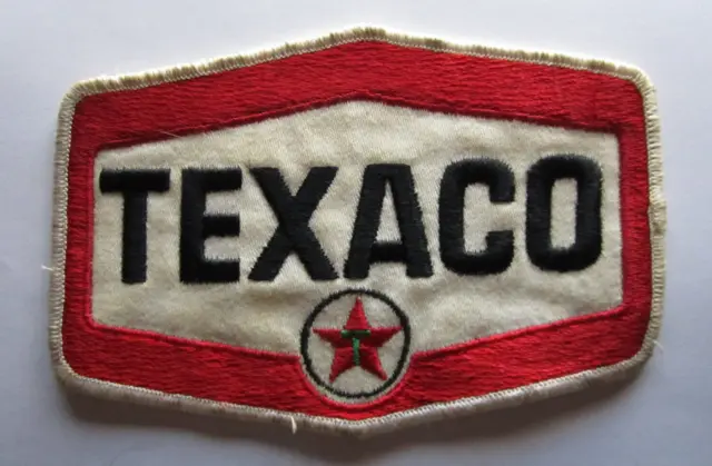 Texaco Badge Vintage 5 inch Unused Patch 1960's Promotional