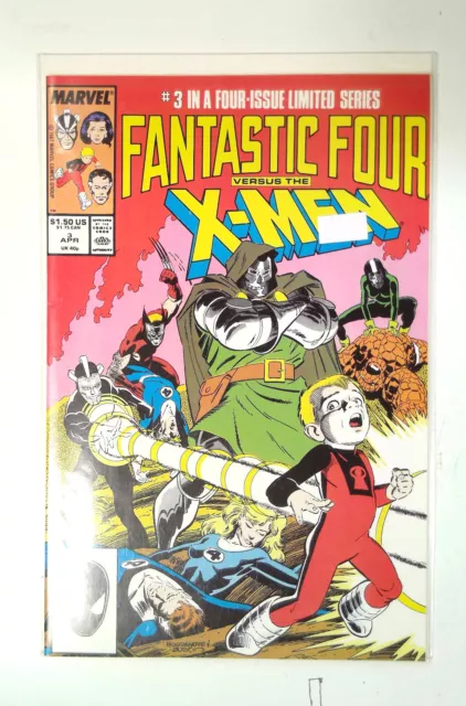 Fantastic Four vs. X-Men #3 Marvel Comics (1987) VF/NM 1st Print Comic Book