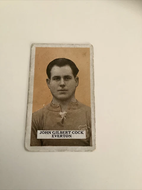 1924 B.A.T Series 2 John Gilbert Cock Everton FAMOUS FOOTBALLERS CARD D