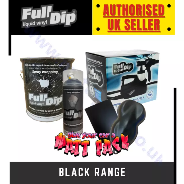 FullDip BLACK - Peelable / Rubber / Plasti / Plastic / Liquid Spray wrap / vinyl