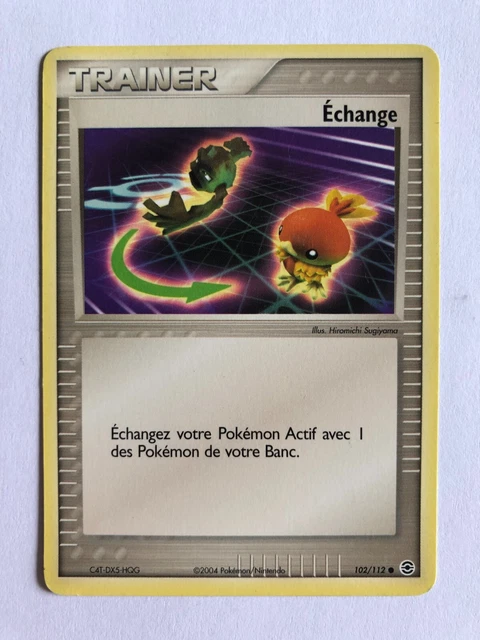 102/112 EX Exchange Trainer Red Light Green Sheet / Pokemon Card