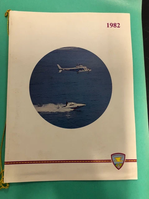 Calendario Reparto Volo Polizia Di Stato  Anno 1982