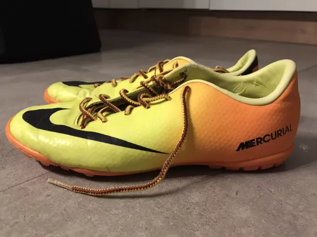 Turnschuhe Fußballschuhe Nike  Gr. 38,5 gelb/orange Mercurial