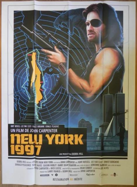 Escape From New York 1981 French Poster John Carpenter Kurt Russell
