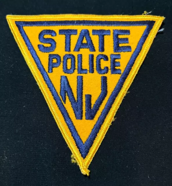 Altes Polizei Stoffabzeichen - New Jersey State Police #150