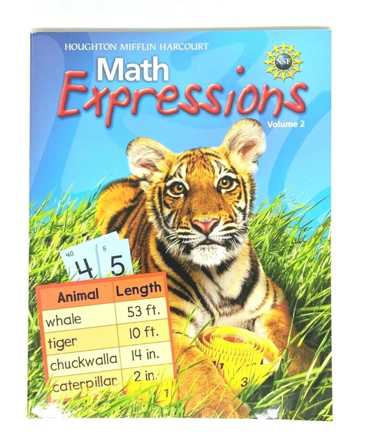 Math Expressions Volume Two Houghton Mifflin Harcourt Paperback Preowned Unused