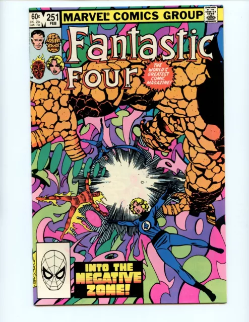 Fantastic Four #251 1983 NM Direct John Byrne Marvel Comic Book  High Grade