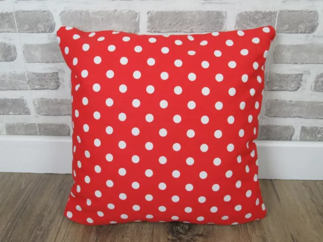 18"- 45 cm Red Polka Dot Retro Cushion and cover sets 2 x, 4 x , 6 x