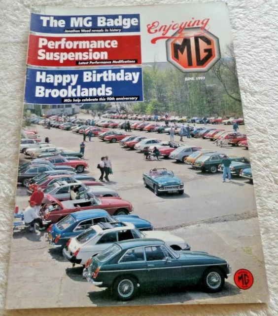 ENJOYING MG  MAGAZINE JUNE 1997 VOL 17 No06  MGB MGC MAESTRO METRO TF CLASSIC