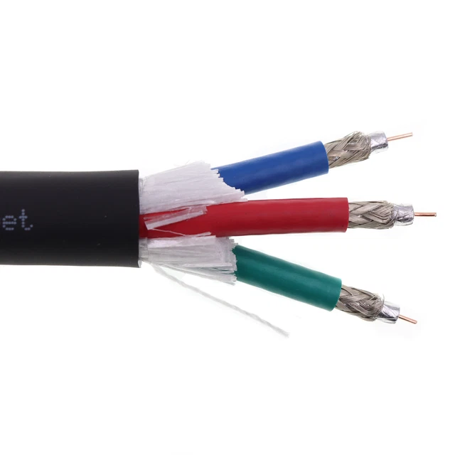 Liberty Wire & Cable Rgb-3C-20-Cmr Digital Coax Cable, 3-Coax, Rg59, 1000-Feet