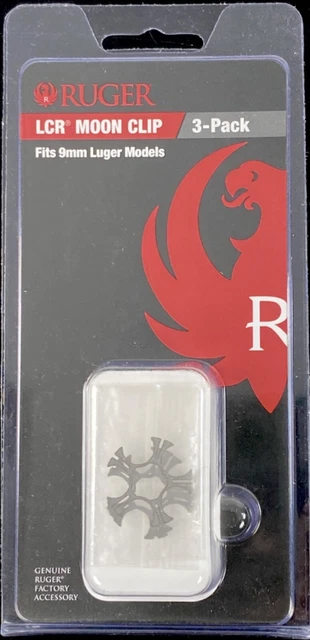 TK Custom Ruger LCR 9mm Moon Clips (3-Pack) For 5-Shot Small Frame Revolver
