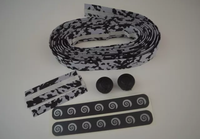 BIKE RIBBON Lenkerband Cork Plus schwarz grau Lenkerbänder