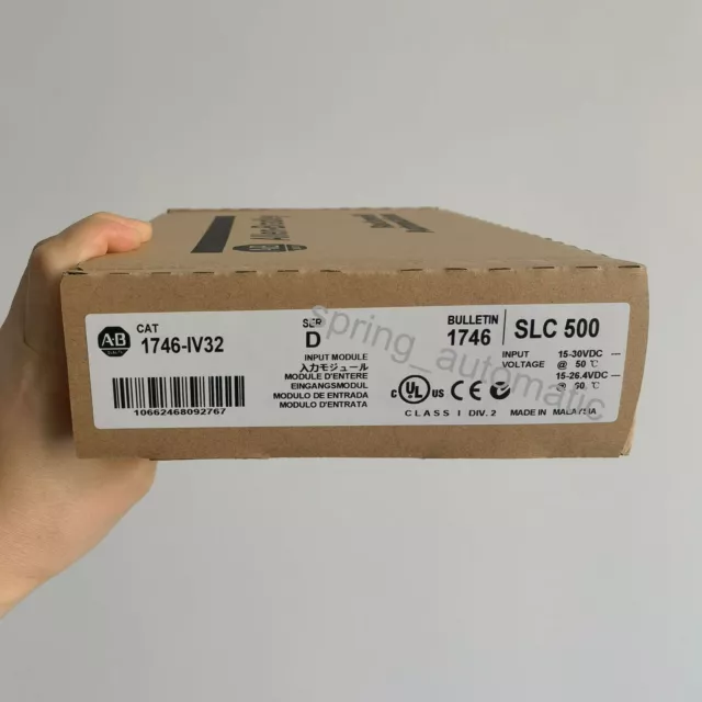 New Factory Sealed AB 1746-IV32 Series D SLC 500 PLC Input Module 1746IV32