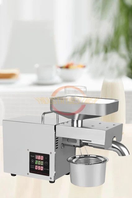 1x Automatic Oil Press Machine Oil Extraction Extractor Expeller Olive Peanut