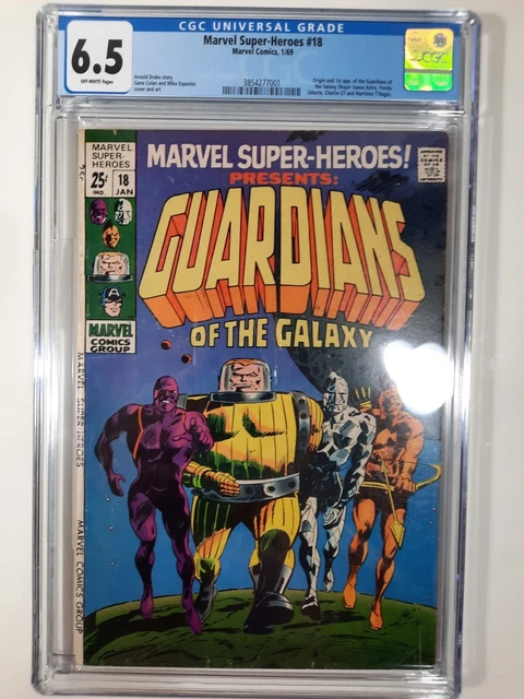Marvel Super-Heroes #18  CGC 6.5. Off White.    KEY ISSUE!!!!!!!