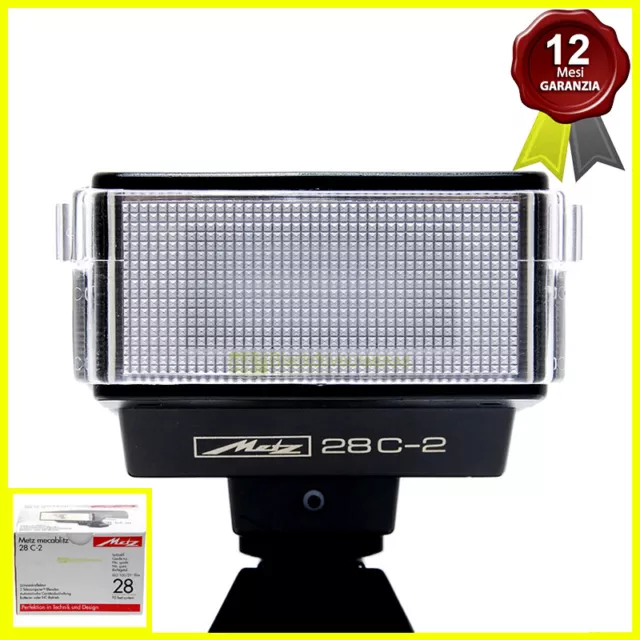 Metz Mecablitz 28 C2 Flash Universale Automatic And Manual for Cameras Reflex