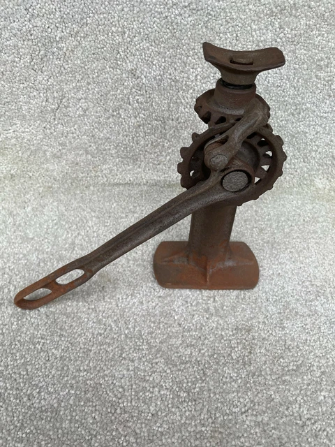 ANTIQUE CAST IRON auto screw bottle jack car truck $35.00 - PicClick