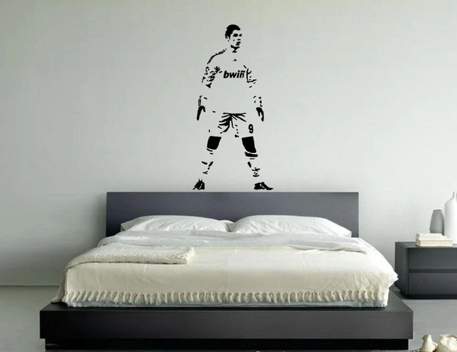 Décalque Mural Haaland - Autocollant Vinyle Déco Chambre Football - Enfant Adulte - Sans Marque - France