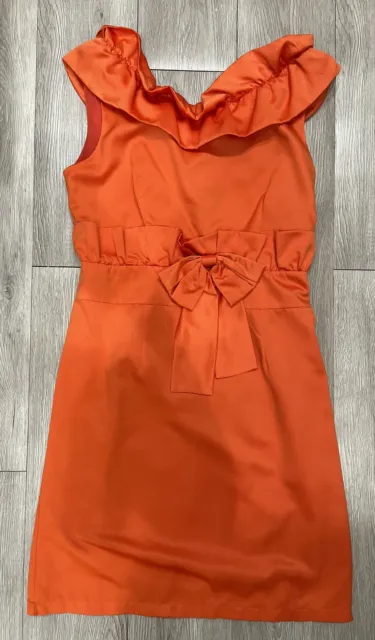 Marc Jacobs silk orange dress S
