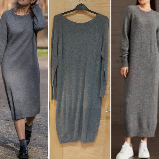 Abito Celtic&Co Supersoft Midi M Grigio Medio Prezzo disponibile £145 #527