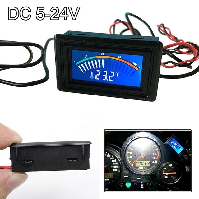 Car Auto Thermometer/Temperature Gauge Meter Oil & Chargecooler Water Real-time