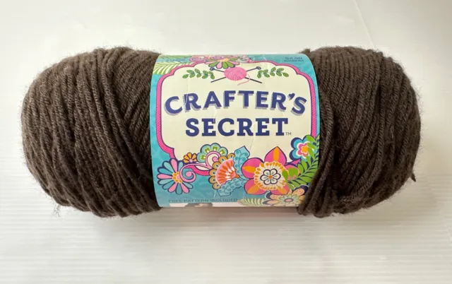 New Crafter's Secret Yarn 100% Cotton Lot HOT PINK #252150 Medium Worsted  2.5oz