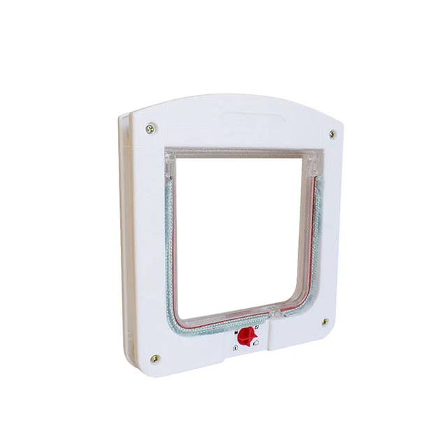 Agujero para mascota puerta para gato para la pared interruptor de solapa para gato pequeño