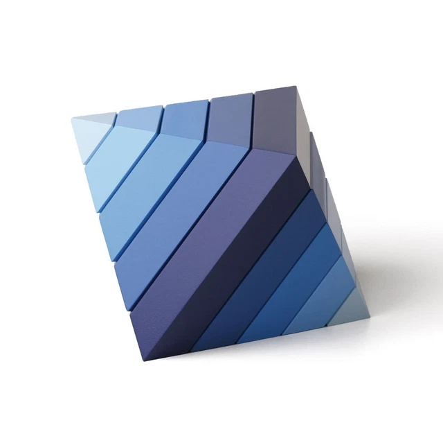 Jeu De Construction Naef Cella – Cube En Bois Bleu – Blocs – Occasion