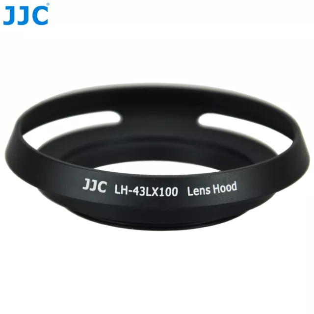 JJC LH-43LX100 Metal Lens Hood for Panasonic LUMIX DMC-LX100 / LEICA D-LUX Ty109