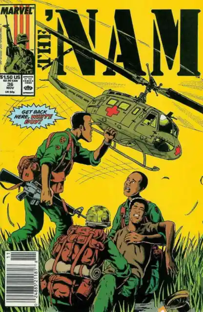 Nam, The #36 (Newsstand) VF; Marvel | Vietnam War comic - we combine shipping