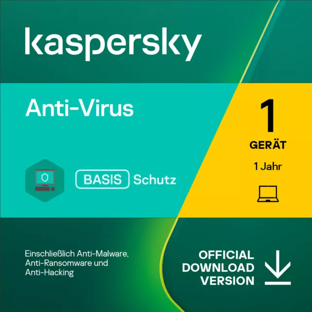 Kaspersky Anti-virus 2022-2023 1PC / 1 Jahr Download Version