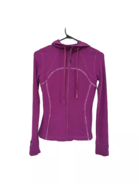 NWOT?? Lululemon Hooded Define Jacket Nulu Size 4 LIMITED edition Deep Fuschia
