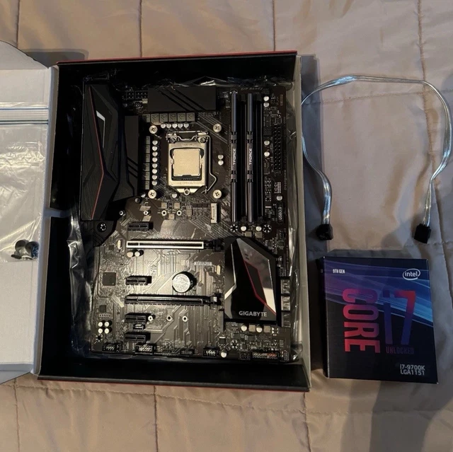 CPU i7-9700K & Z390 AORUS ELITE 32GB Gigabyte Z390 AORUS Elite (Intel LGA1151/Z390/ATX/2xM.2