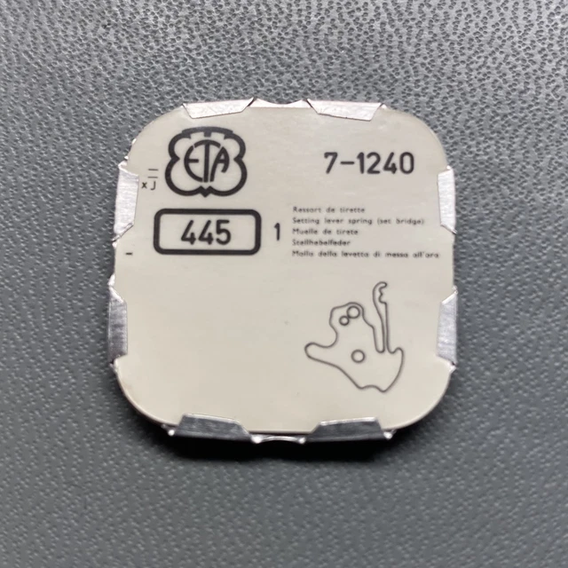 Ressort Tirette / Setting Lever Pour Mouvement De Montre AS 1193, 1156, 1300 - Pièce D'Occasion NOS