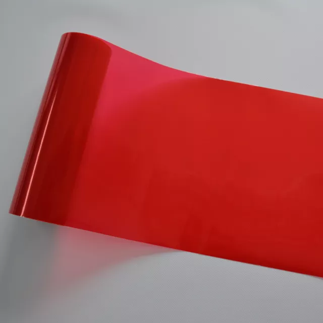 Tönungsfolie ROT 100x30 cm für Scheinwerfer, Blinker, Rückleuchten etc.