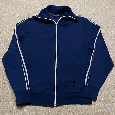 Adidas Jacket Men XS Adult Sweatshirt Zip Up Vintage 80s Rare Gym Active Track