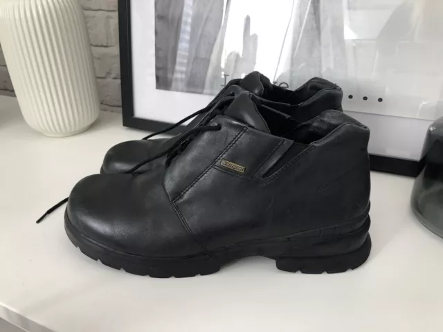 CLARKS SPRINGERS WATERPROOF Black Leather Boots Size 8 D Black Leather 24.95 PicClick UK