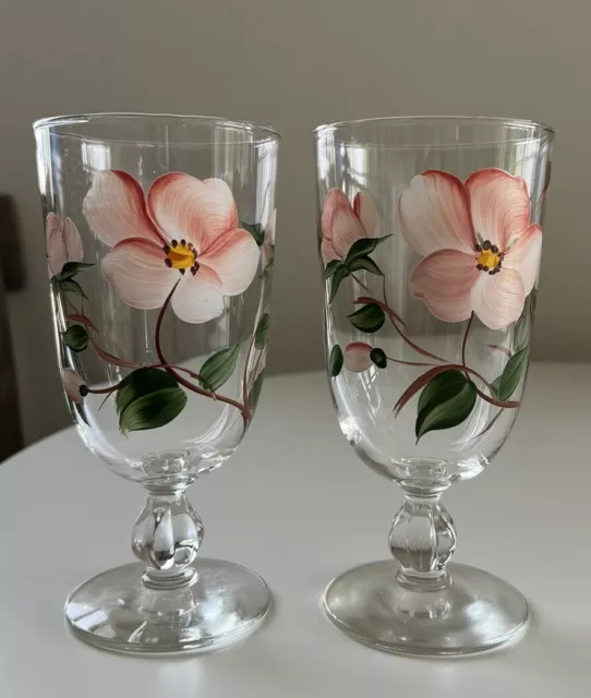 Franciscan Desert Rose Libby 3003 Iced Tea Glass 14 oz Set Of 2