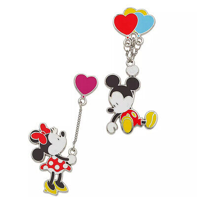 Disney - Mickey and Minnie Mouse Dangler Pin Set