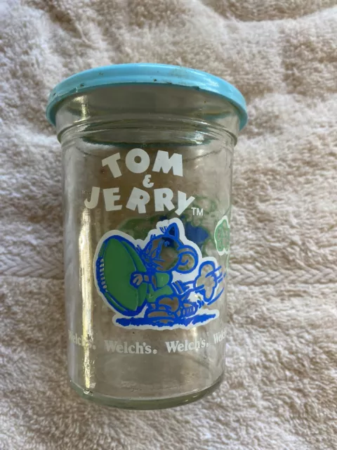 Vintage Concord Grape Jelly Welchs Tom and Jerry Jar