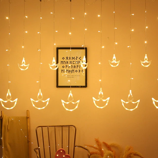 String Light Multi-purpose Simple Operation Christmas Festival Curtain Fairy