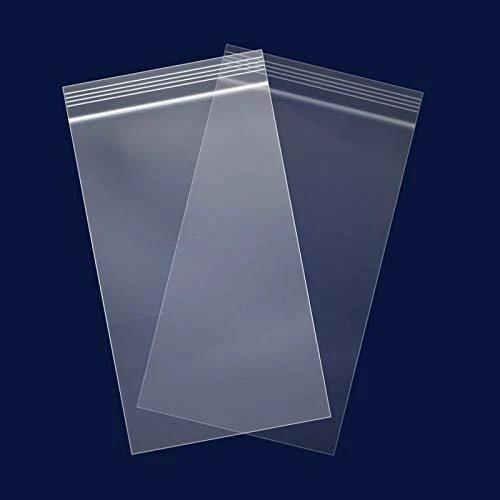1000 Count - 5" x 7", 2 Mil Clear Plastic Reclosable Zip Poly Bags with Resea...