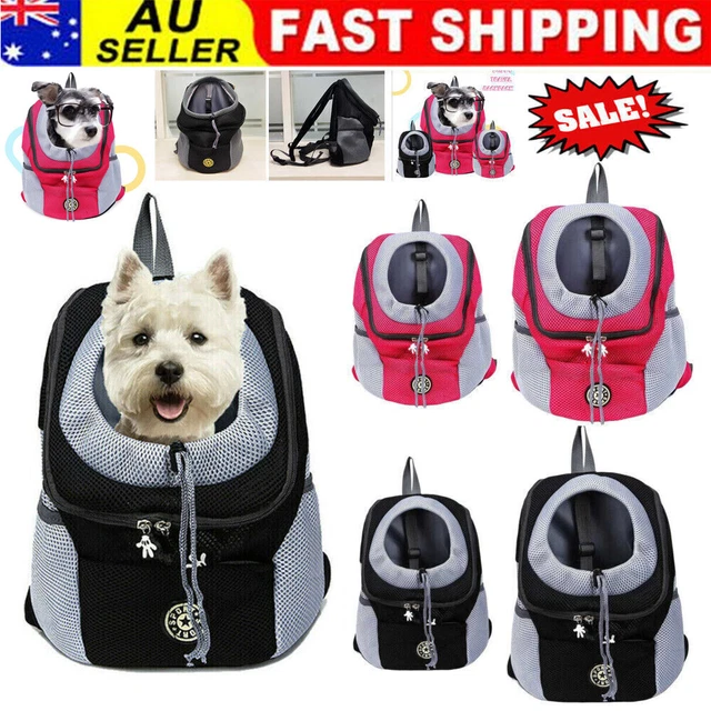 Puppy Travel Mesh Pet Dog Carrier Backpack Front Travel Portable Shoulder Bag